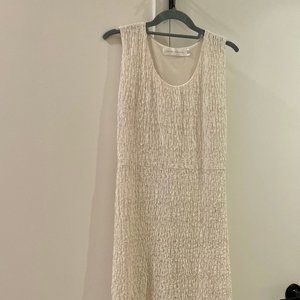 Victoria Beckham Scoop Neck Midi Length Dress